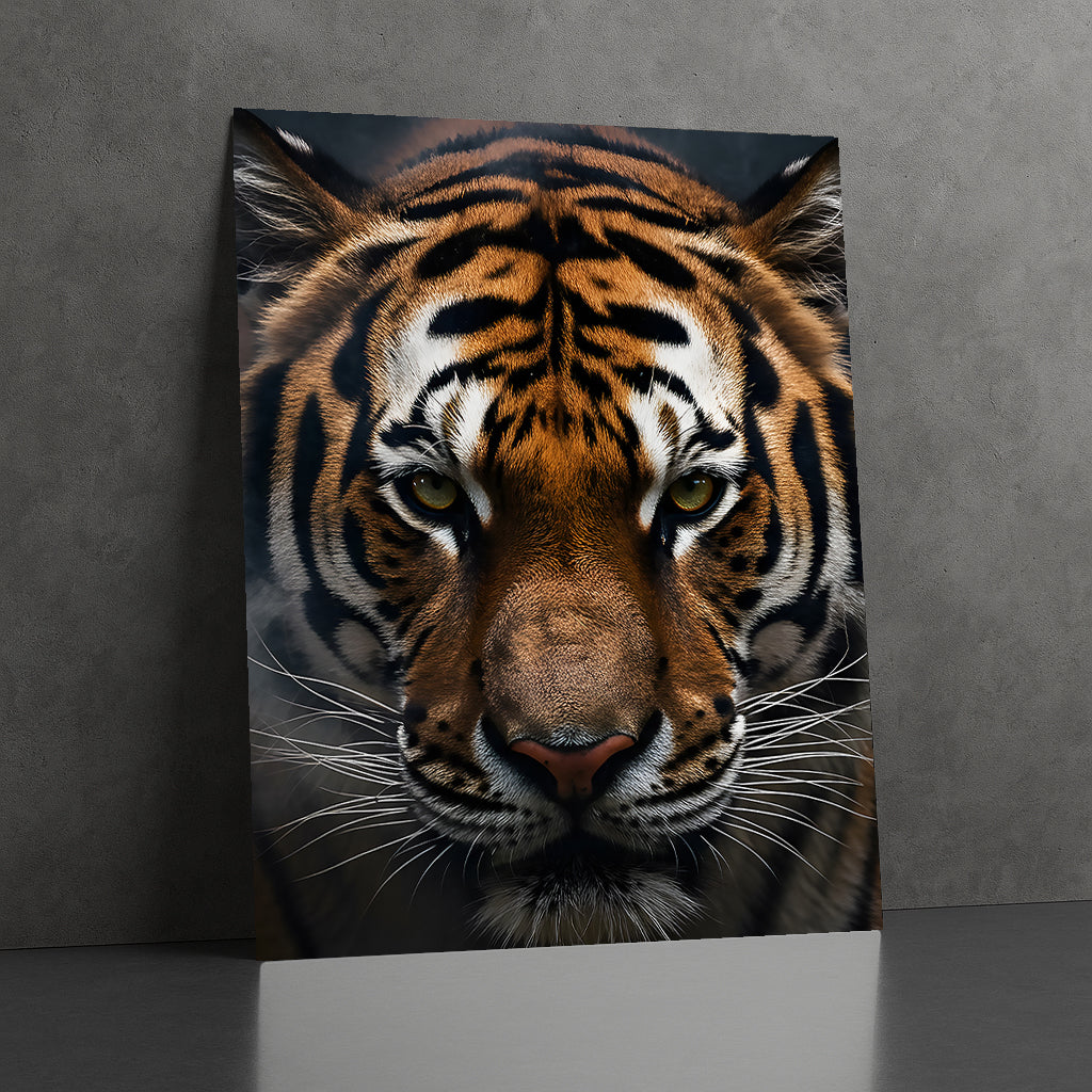 Tiger Metal Poster – Sovereign Gaze of the Wild